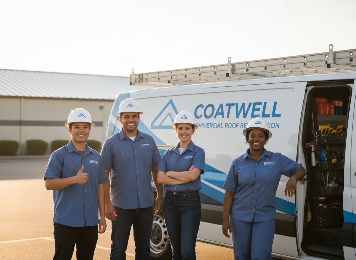 Commercial roof coating company in Noti, OR